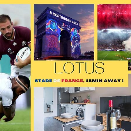 Le Lotus - Self Checkin - 20Min From Paris - Free Parking Around Apartment Drancy Exterior photo
